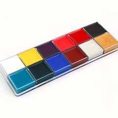 Professional Makeup 12 Pigment Body Paint Drama Joker Halloween Makeup Face