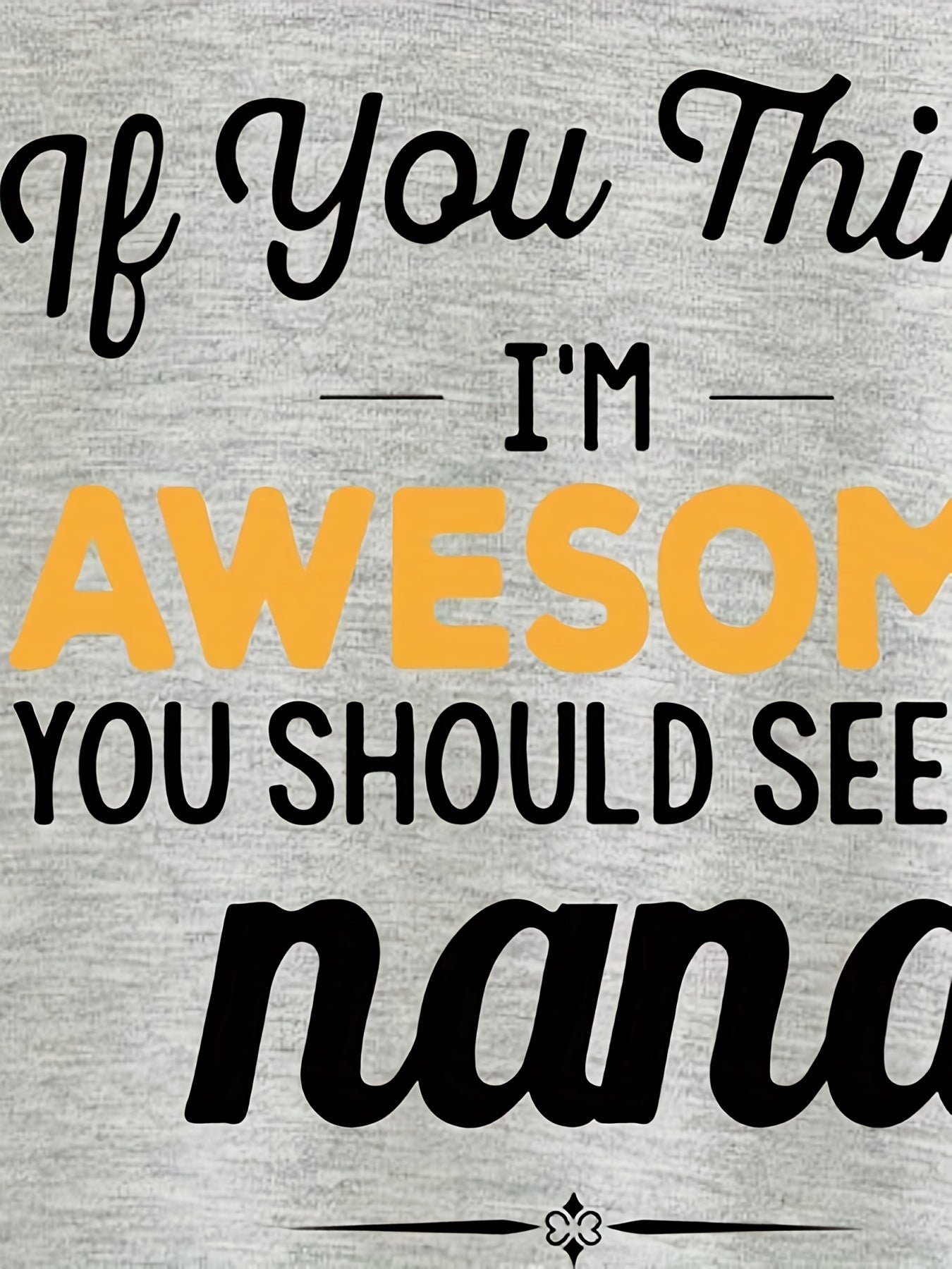 Nana Letter Print Baby Sweatshirt Long Sleeve Sports Pullover