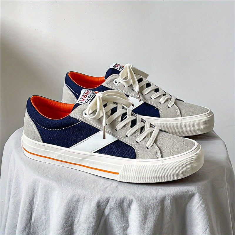 Men's Classic Lace Up Canvas Shoes Casual Outdoor Walking Shoes