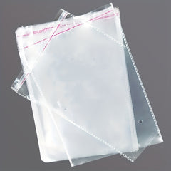100pcs Transparent Opp Self Adhesive Bags Clothing Jewelry Food Packaging