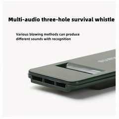 5pcs Tri Band Survival Whistle Portable Lifesaving Whistle