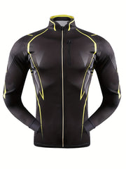 Men's Sun Protection Jacket Quick Dry Long Sleeve Rash Guard