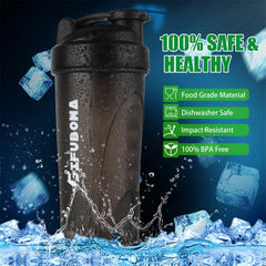 28oz BPA-Free Shaker Bottle Leak Proof for Protein & Sports Drinks