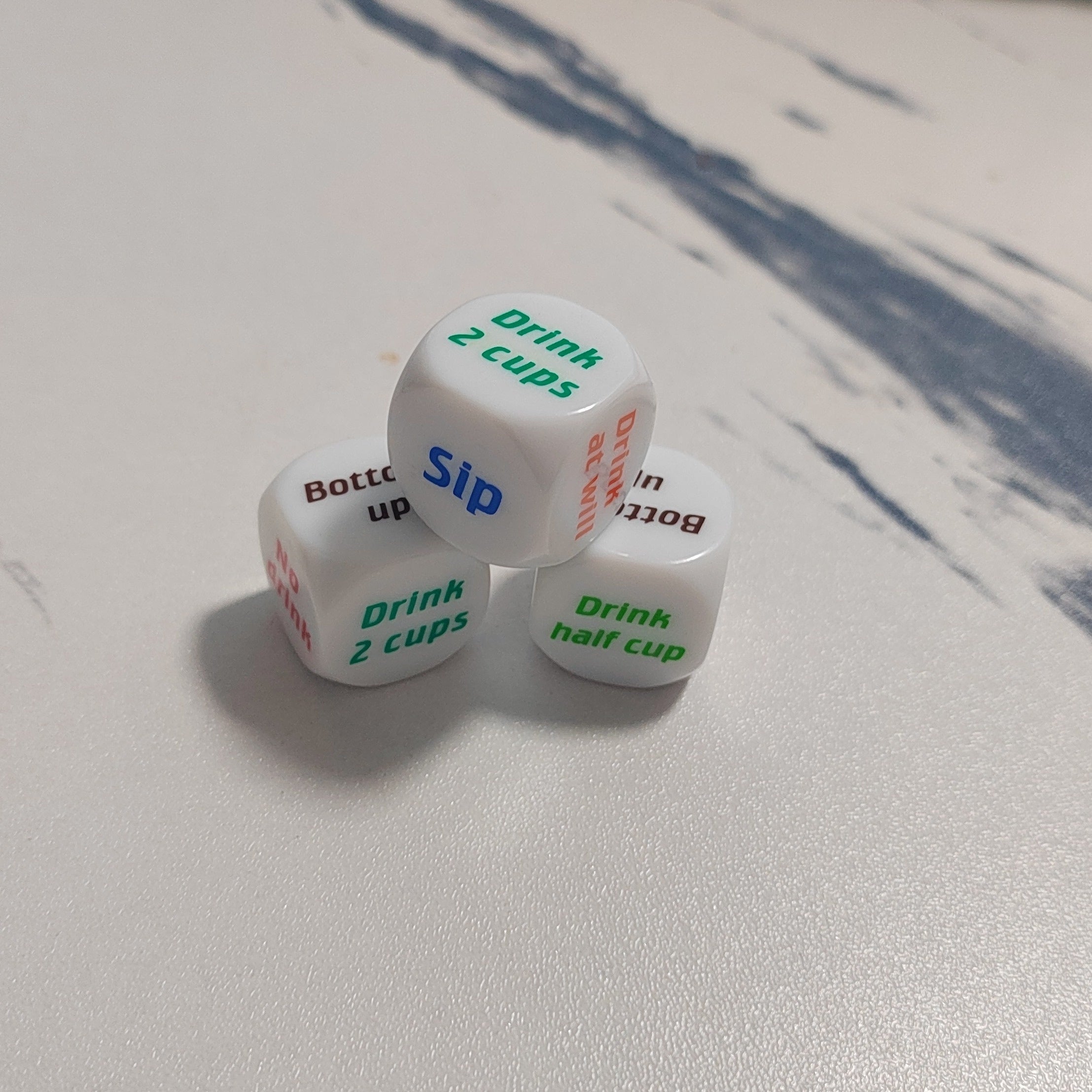Drinking Dice Game Set for Party, Halloween, Family and Friends Gathering