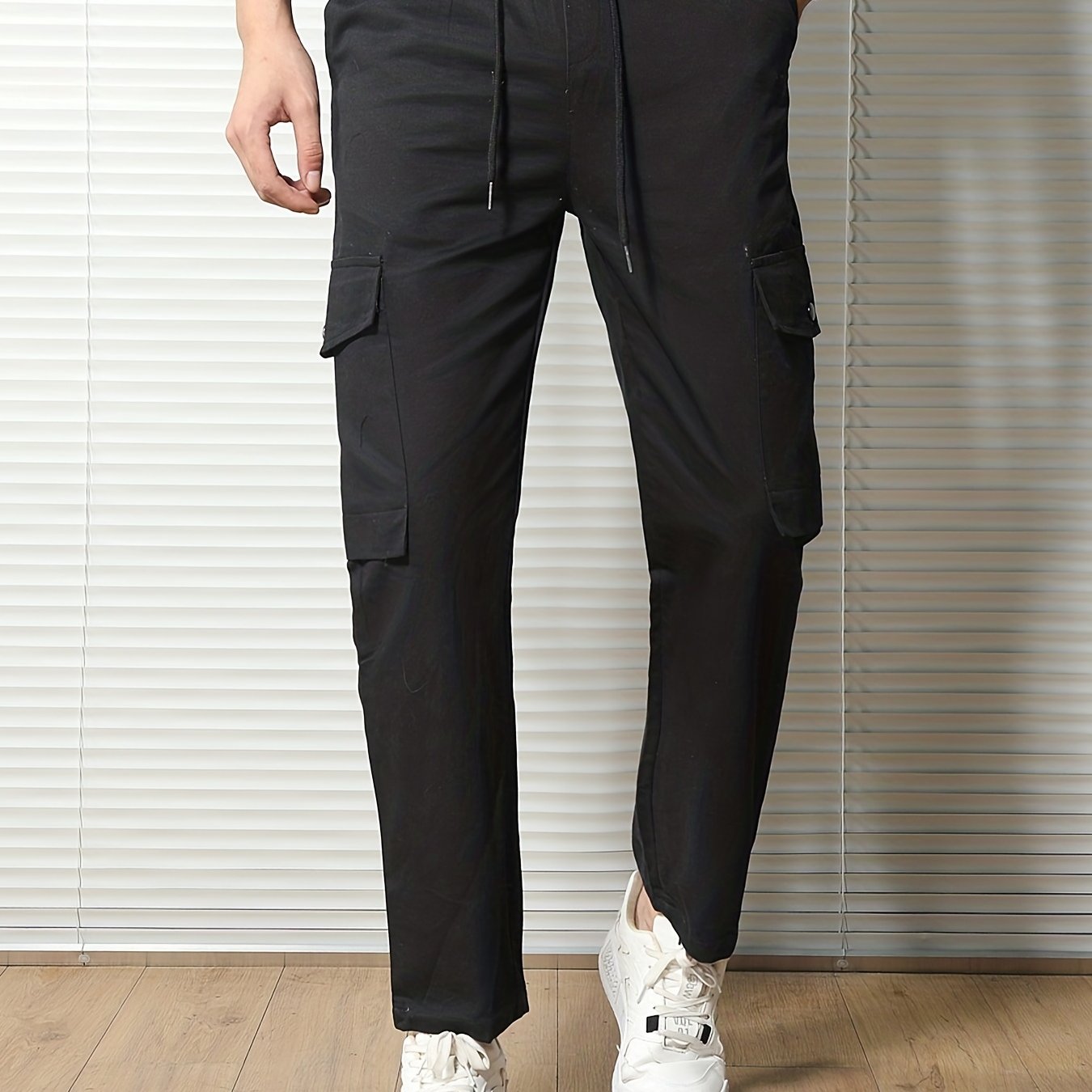 Men's Casual Waist Drawstring Pants for All Seasons