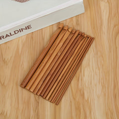 12pcs Bamboo Crochet Set Knitting Needle Hand DIY Tools For Arthritic Hands