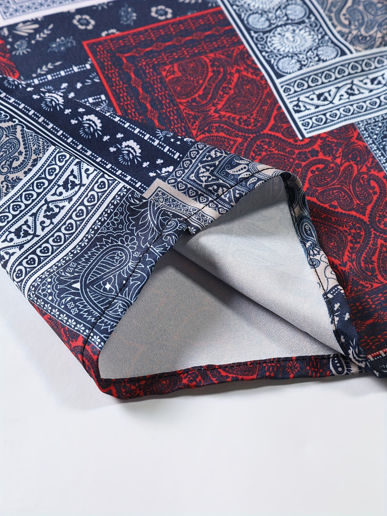 Retro Style Graphic Pattern Shirt Men's Casual Semi-Formal Button Up