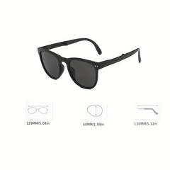 Kids Folding Sunglasses UV Resistant with Air Cushion Box