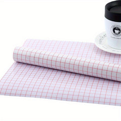 Red Grid Transfer Tape For Vinyl Clear Adhesive Paper