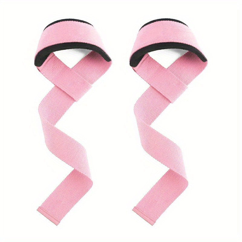 Adjustable Wrist Wrap Padded Lifting Straps for Weight Lifting