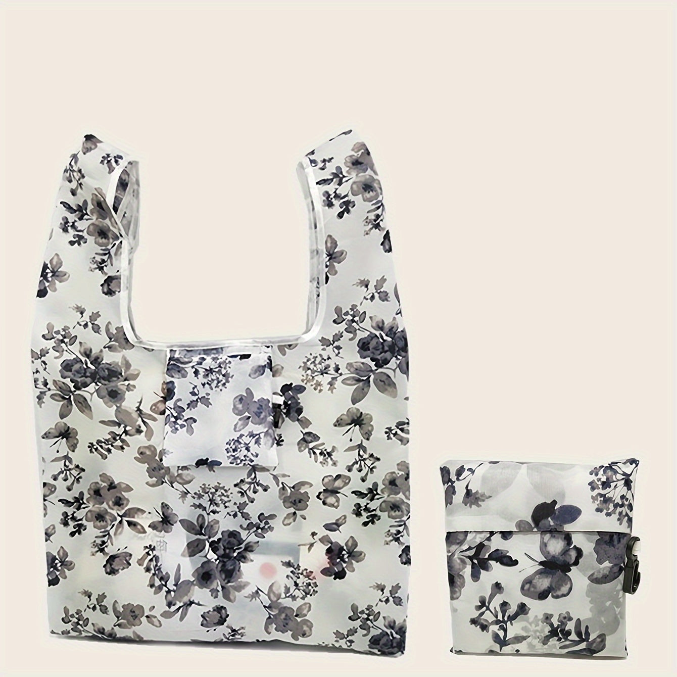 Eco Friendly Folding Shopping Bag Portable Square Bag Polyester Storage Bag