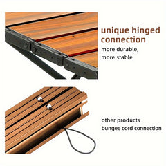 Portable Folding Camping Table Aluminum Alloy Outdoor Hiking Fishing