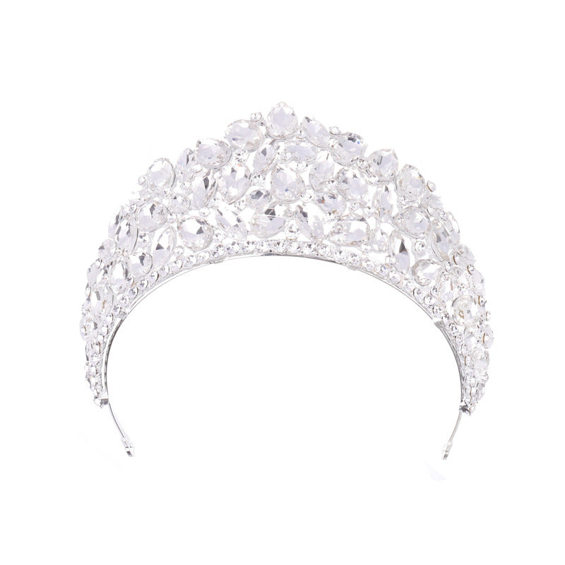 Rhinestone Crown Headband Queen Style Hair Band Hair Accessories