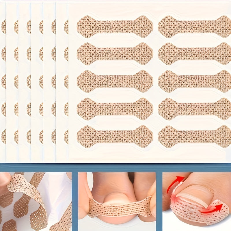 10pcs Nail Patch Toe Protection Sheet