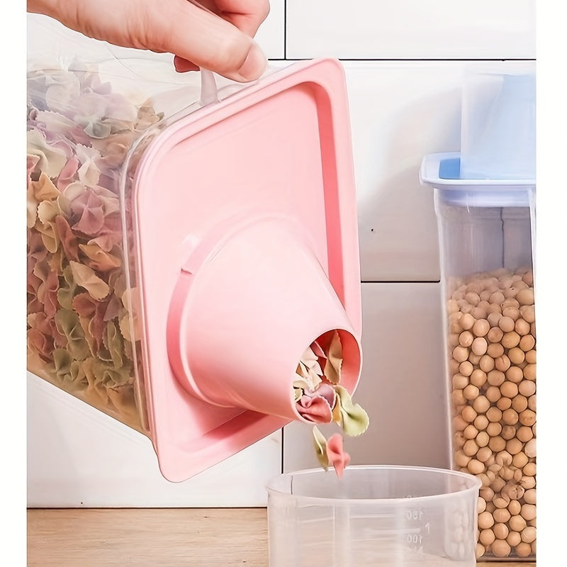 2pcs Sealed Jars Grains Transparent Food Jars Moisture proof Fresh keeping Box