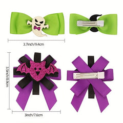 3pcs Christmas Bow Girl Hair Bands Head Buckle Accessories