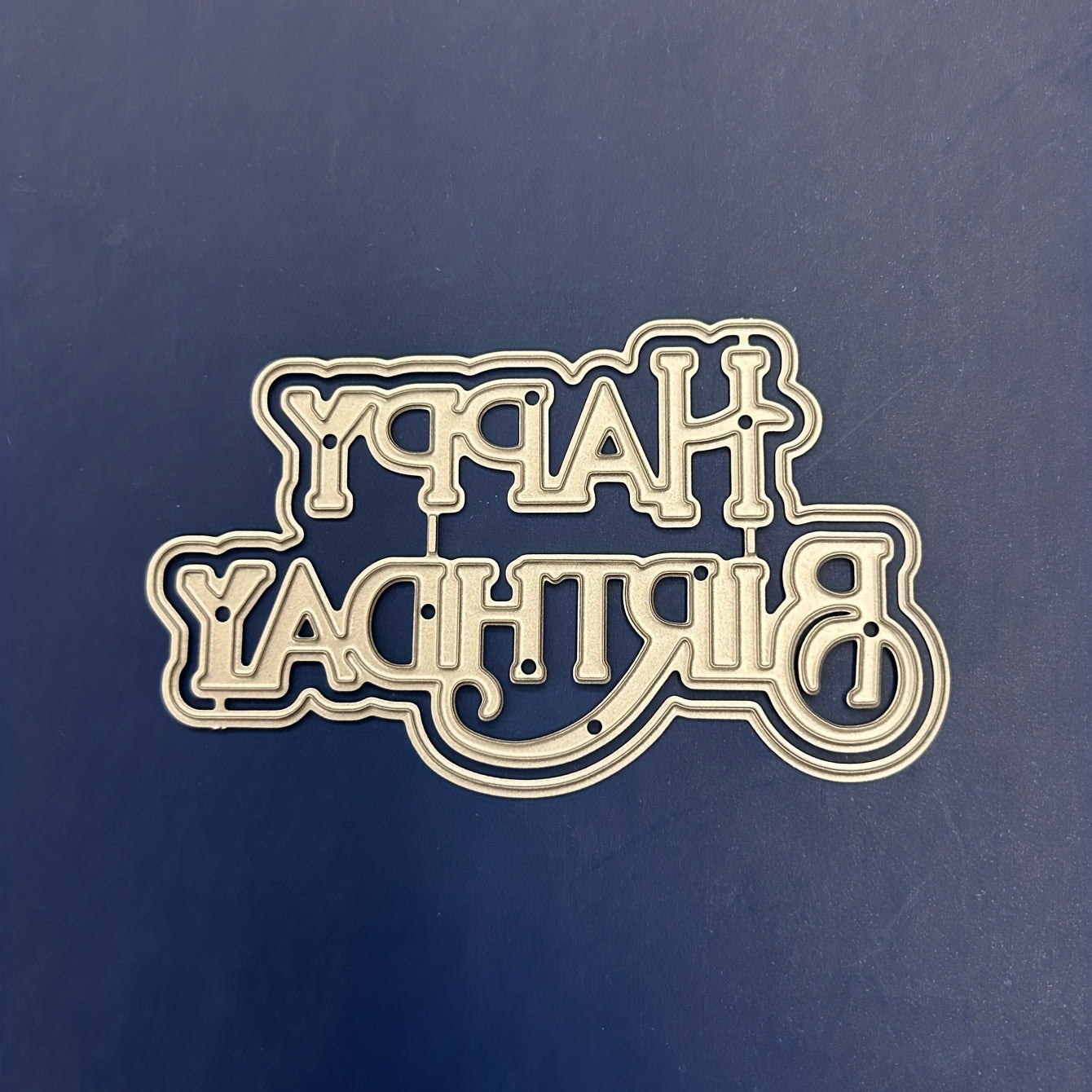 Happy Birthday DIY Metal Embossing Scrapbooking Cutting Mold