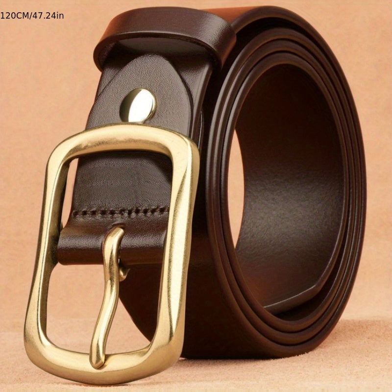 Retro Buckle Belt Business Casual Jeans Pants Belt