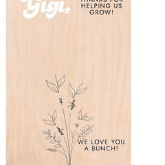 DIY Handprint Sign for Mom & Dad