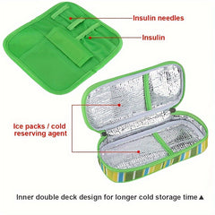 Portable Small Cooling Insulin Storage Bag for Travel