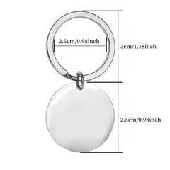 Cheerful Saying Key Chain Stainless Steel Kaychain Perfect Halloween Gift