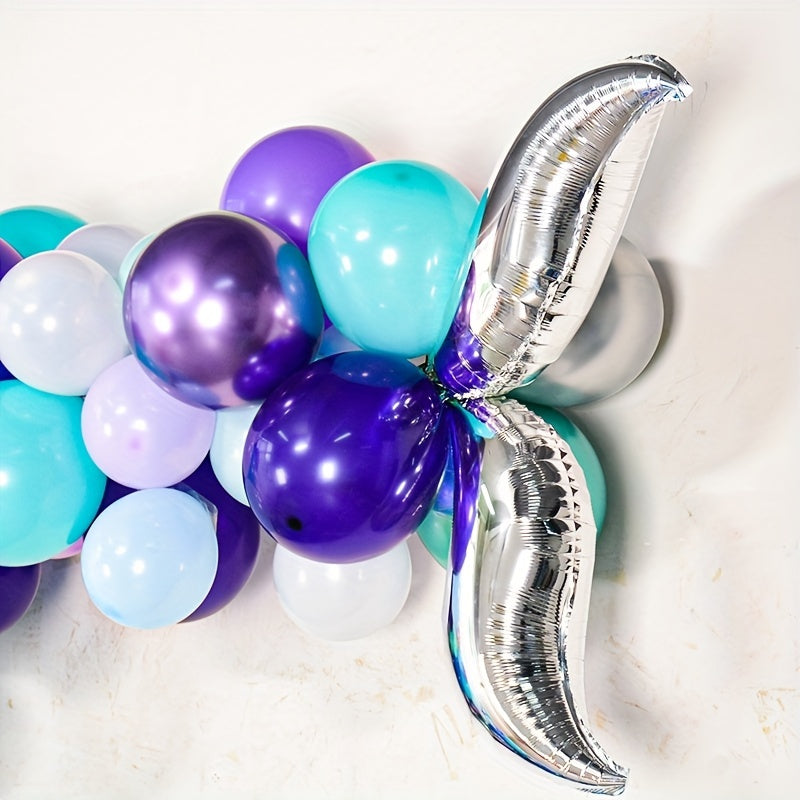 119 Pcs Mermaid Tail Balloon Chain for Birthday Party