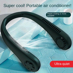Bladeless USB Portable Neck Fan for Cooling