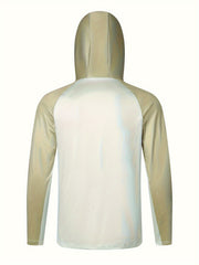 Men's UPF 50 Sun Protection Hoodie with Mask Long Sleeve