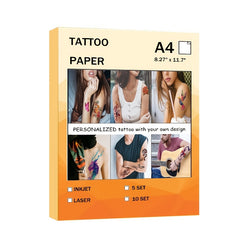 A4 Waterproof Temporary Tattoo Skin Paper For Inkjet/Laser Printers