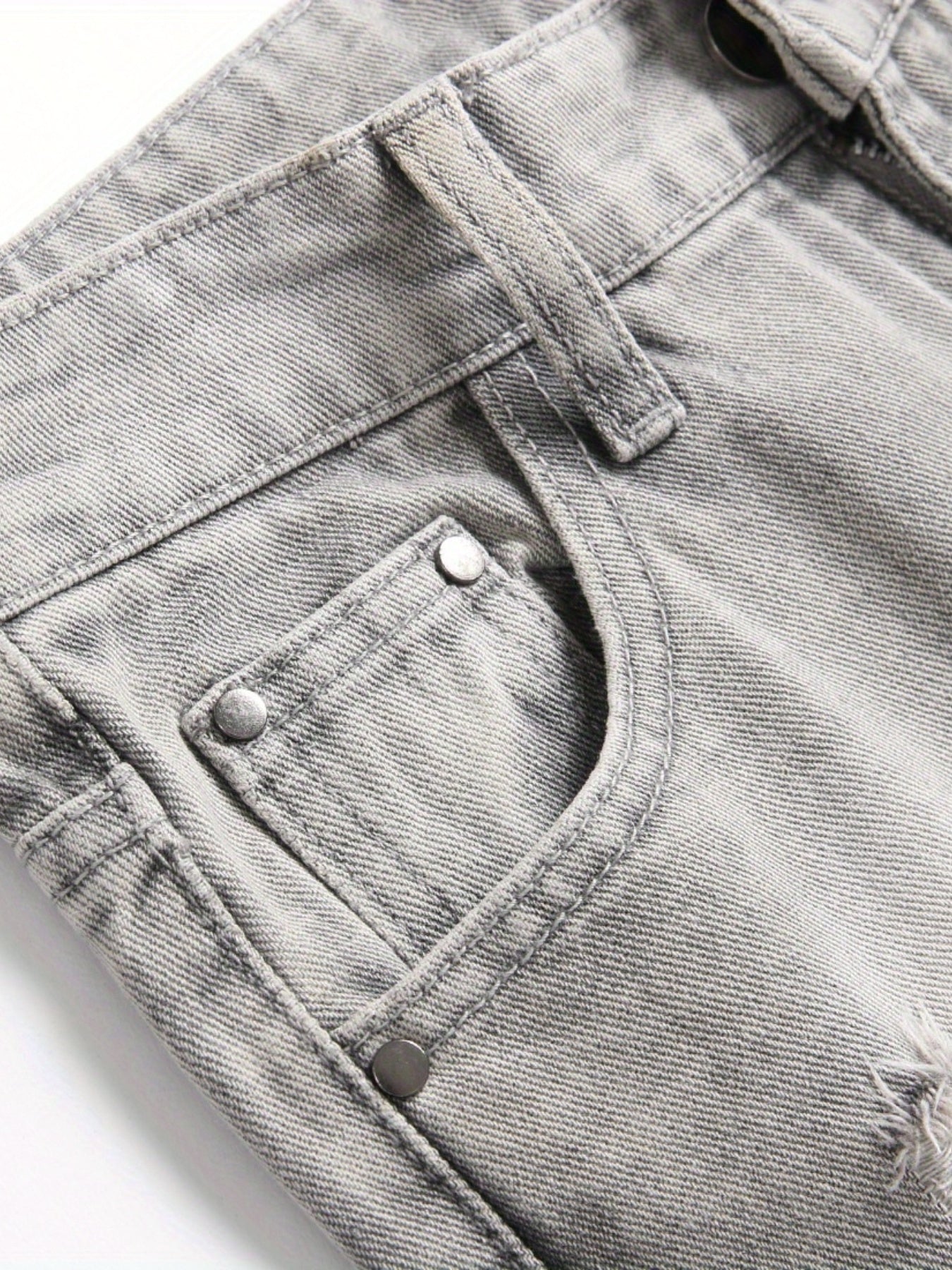 Boys Ripped Jeans Denim Pants Straight Cut Jeans For Spring And Autumn