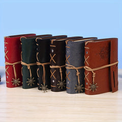 Vintage Ledger Diary Strap A6 Notebook