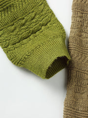 Men's V-neck Cardigan Thin Casual Knitted Pullover Sweater