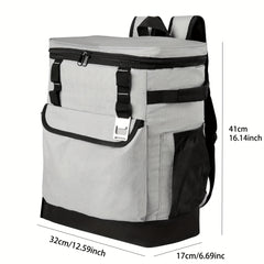 30L Insulated Picnic Backpack Keeps Drinks Cold for 4 People
