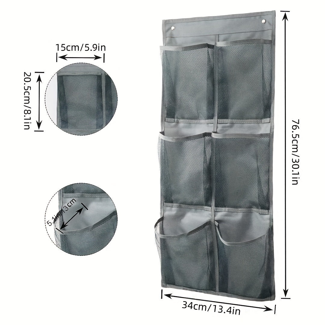 Wall Mounted Shoe Bag for 6 Pairs of Sports Shoes