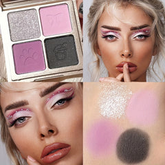 Matte Natural Finish 4-Color Eyeshadow Palette