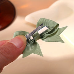 10pcs Cute Bowknot Hair Clips & Hairpins for Baby Girls