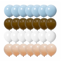 40pcs Brown Blush Latex Balloons Neutral Balloons for Gender Reveal Wedding