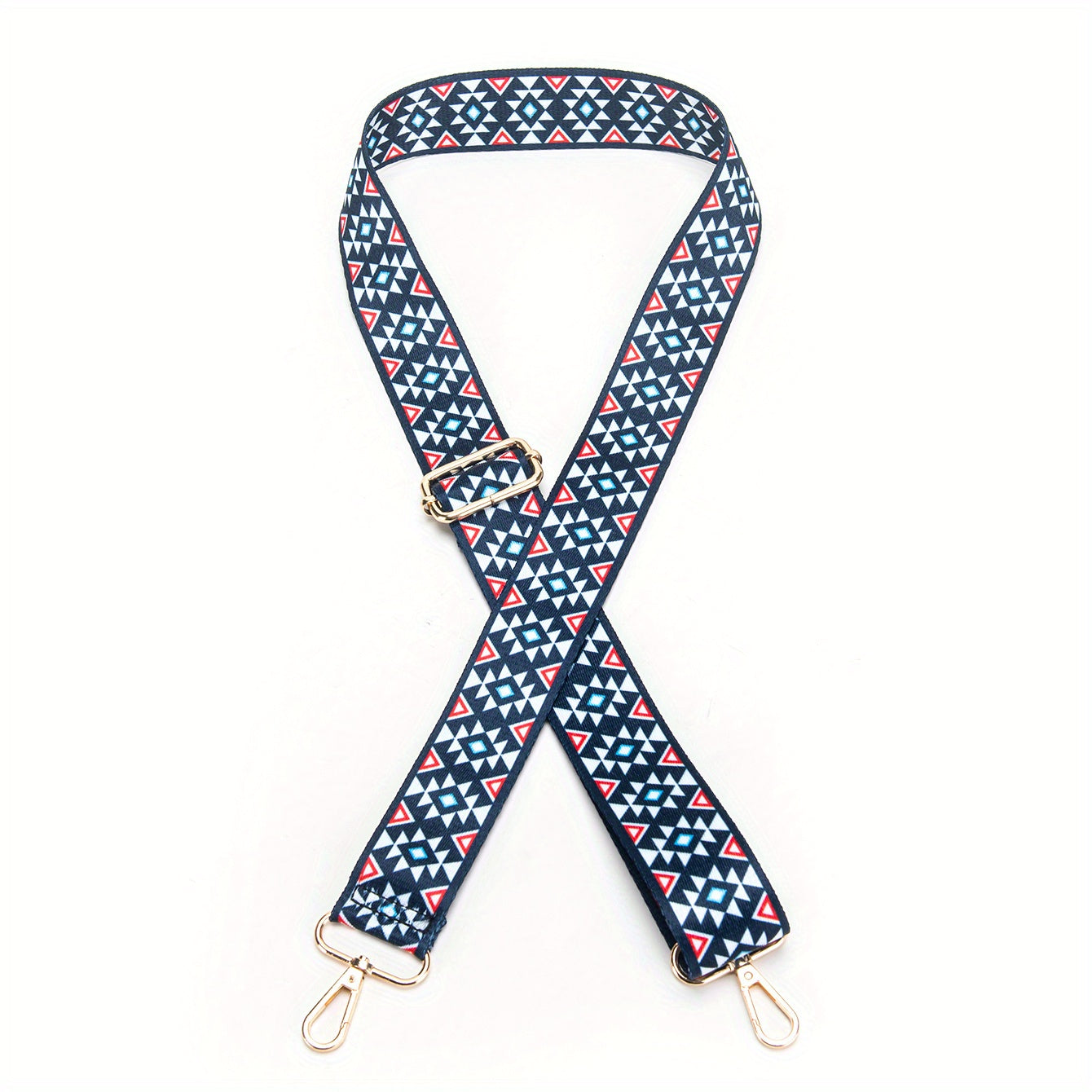 Geometric Pattern Ethnic Style Shoulder Strap Replacement Belt