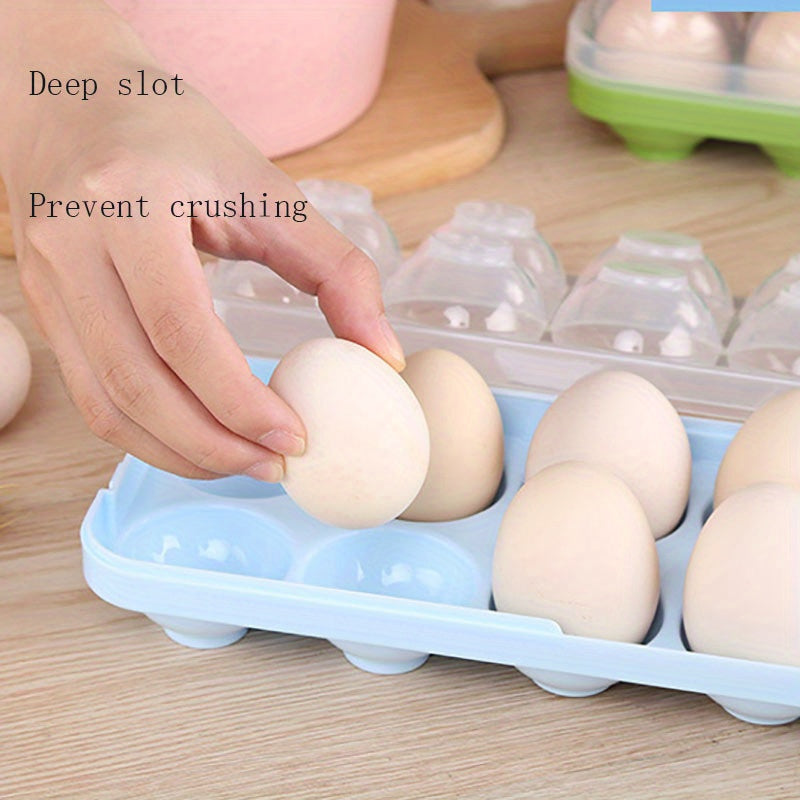 Multipurpose Fridge Egg Storage Box Double Layer Lid