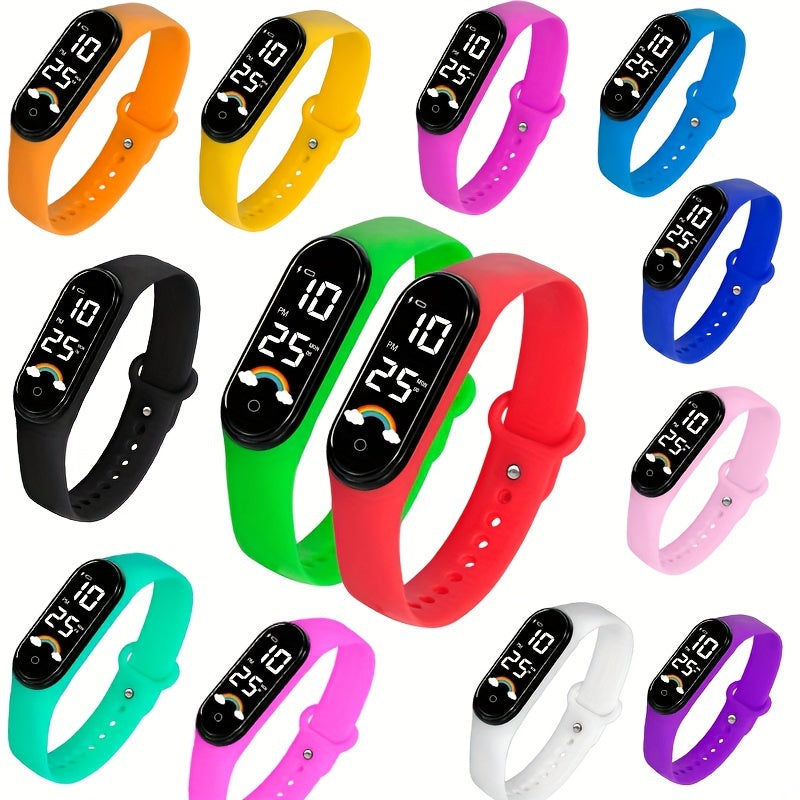 Waterproof LED Sports Watch for Boys and Girls