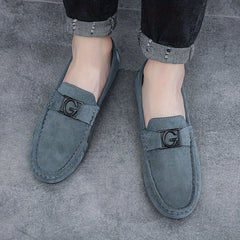 Men's Moc Toe Loafer Shoes Non Slip Slip On Shoes