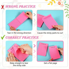 To Do Sticky Notes, 50 Sheets, Self-Adhesive, Assorted Colors