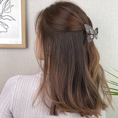 Rhinestone Small Hair Grip Butterfly Hair Clip Girls Party Decors Gift