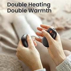 2pcs Rechargeable Hand Warmers 4000mAh Fast Heating for Outdoor Camping Ski