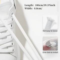 Lazy Shoelaces Elastic Tie Casual Slip-On