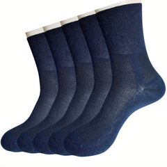 Breathable Mesh Socks 5 Pairs Unisex Loose Fitting Comfort Care Gift