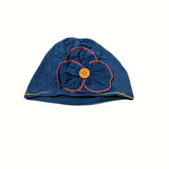 Baby Flower Beanie Hat Breathable Cotton