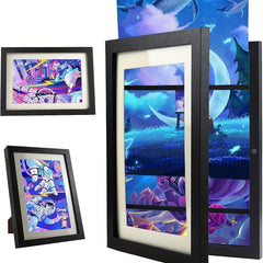 Kids Art Frames Painting Decoration Painting Flip Frame