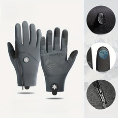 Waterproof Windproof Touch Screen Warm Gloves for Mountaineering Skiing Cycling