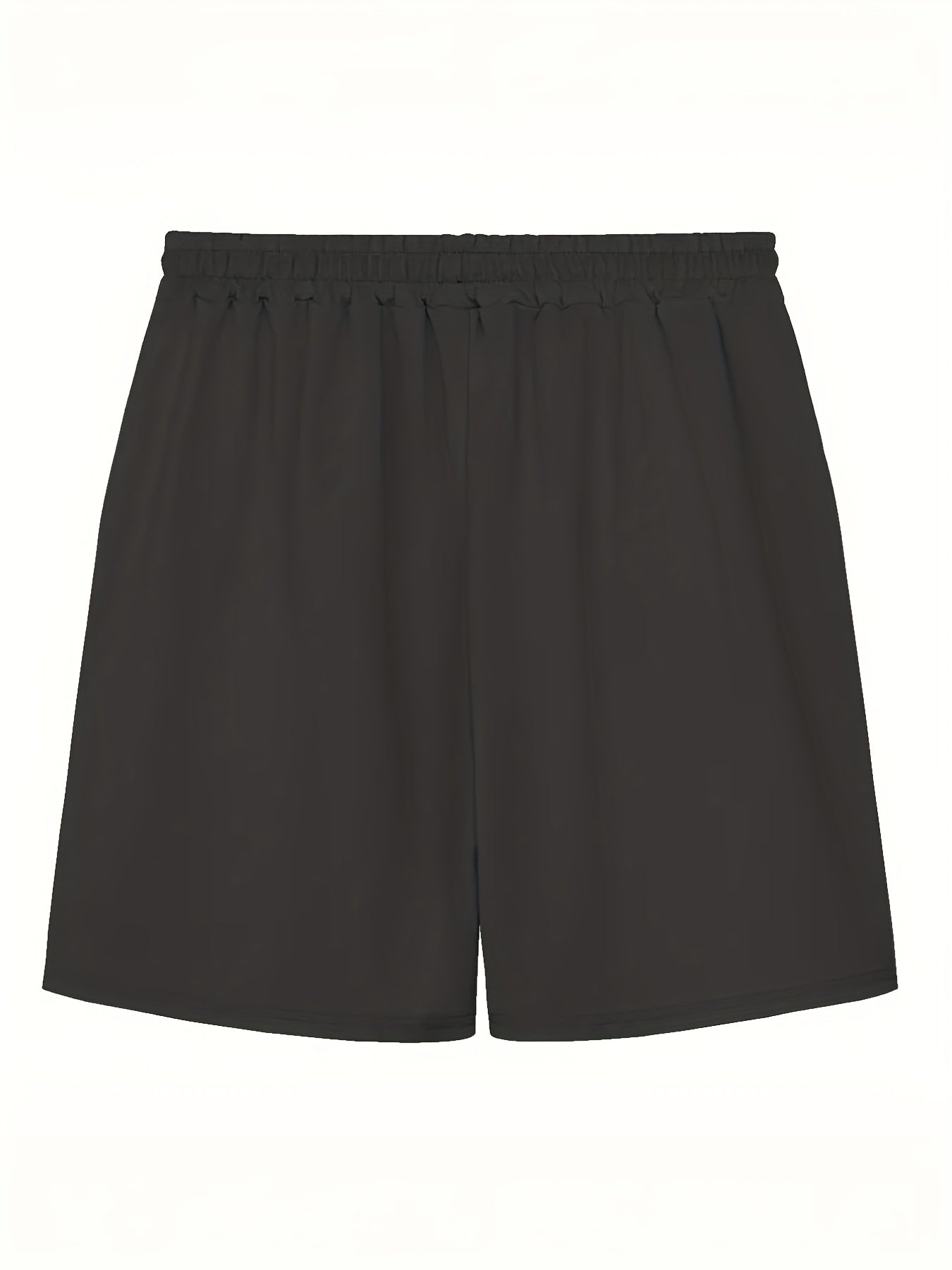 Legends Never Die Men's Casual Solid Elastic Waist Drawstring Short